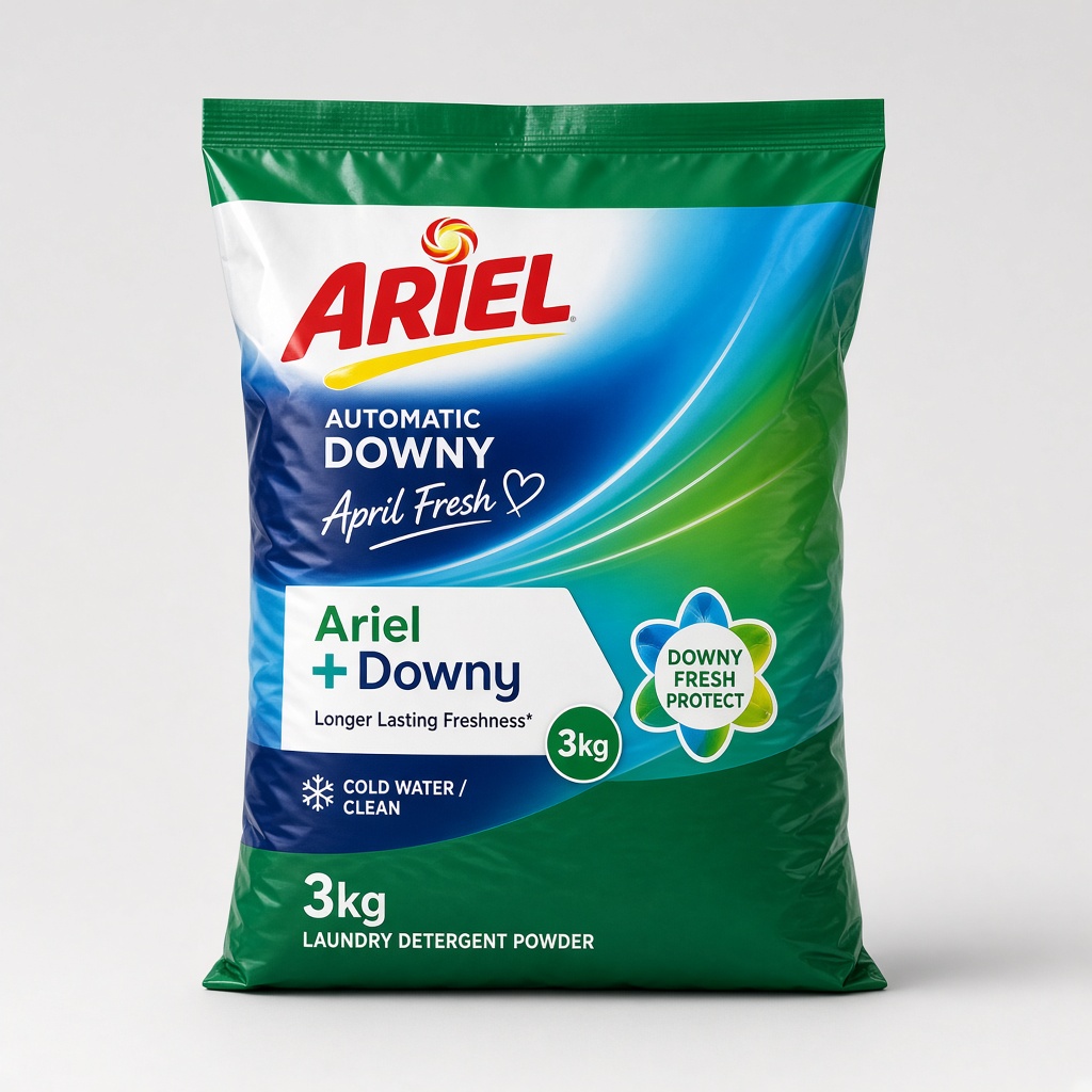 Detergente en polvo Ariel con un toque de Downy 3 kg