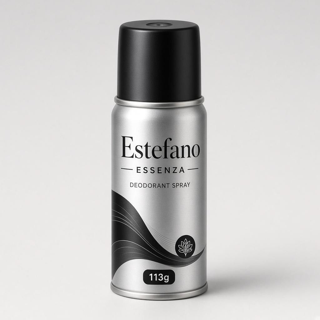 Desodorante Estefano Aerosol Essenza 113 g × 12 pzas